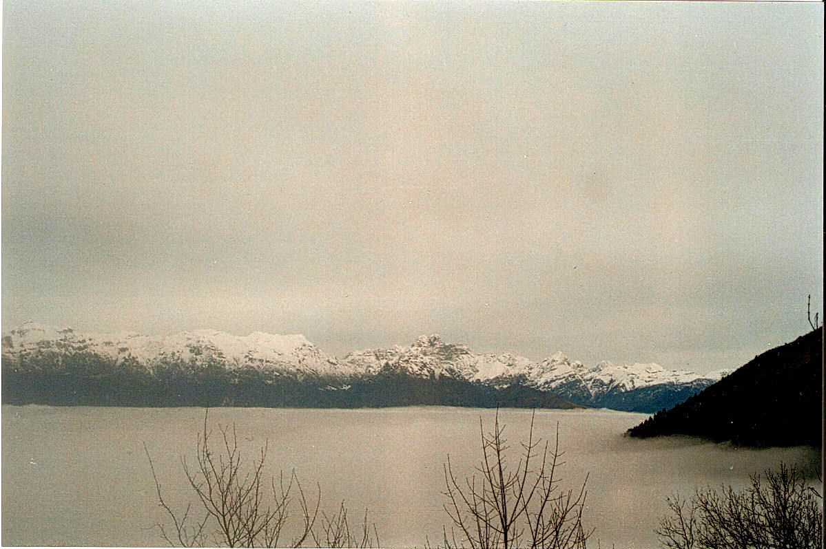 Mare di nebbia sul feltrino